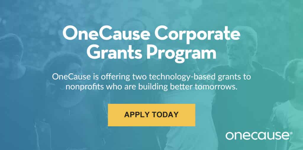 OneCause Corporaite Grants Program