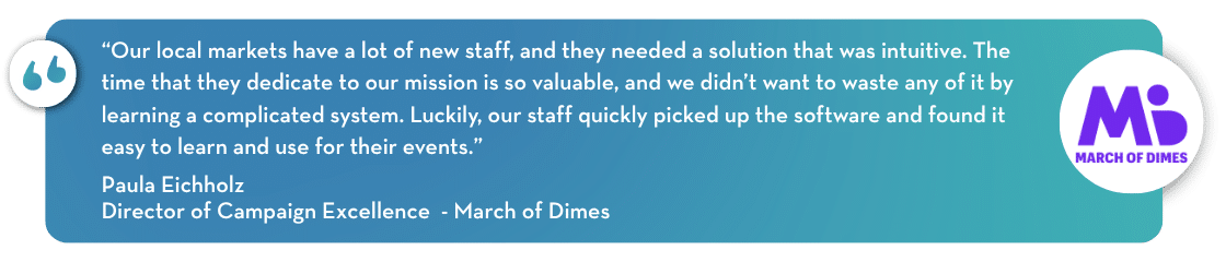 March of Dimes Quote