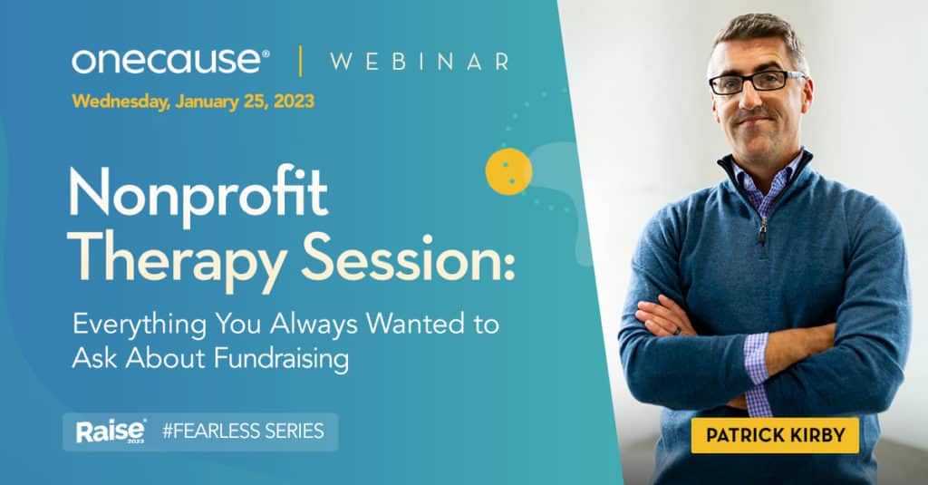 Nonprofit Therapy Session webinar