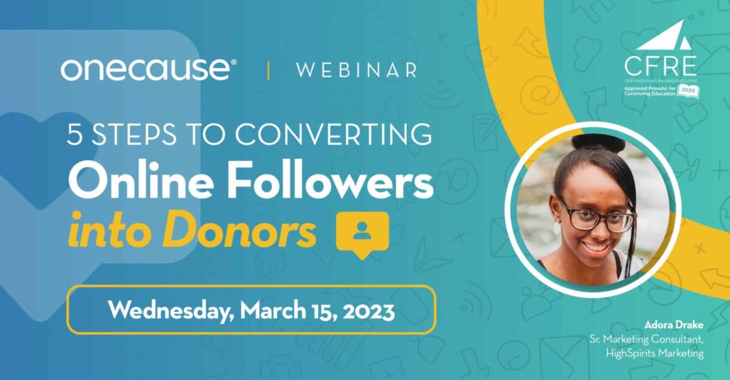 Converting Online Followers into Donors