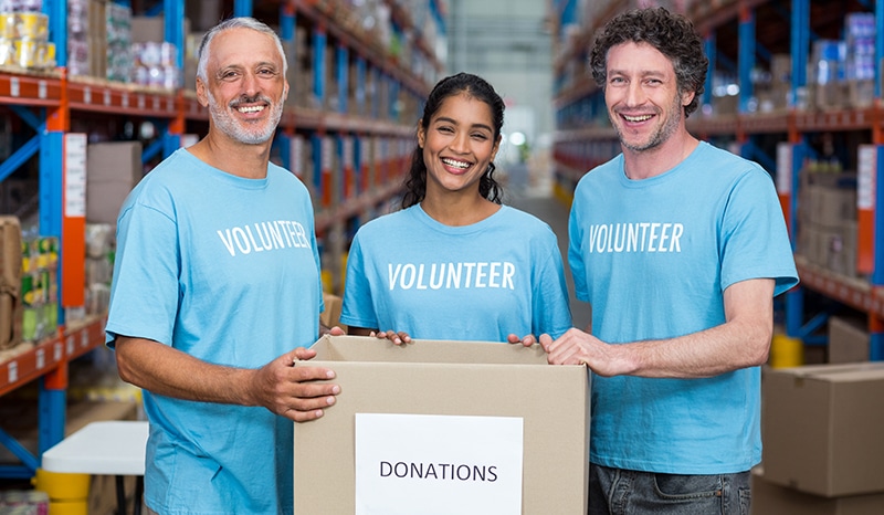 Tap companies with corporate philanthropy programs to contribute to your online fundraising campaign through volunteer grants. 