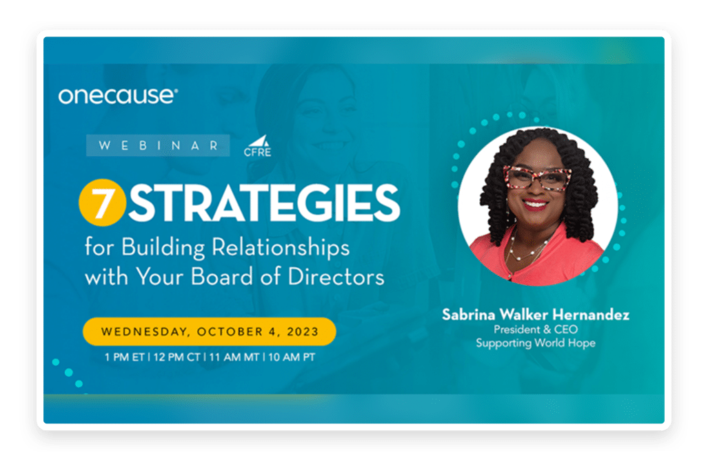 7 Strategies for Building Relationships with Your Board of Directors