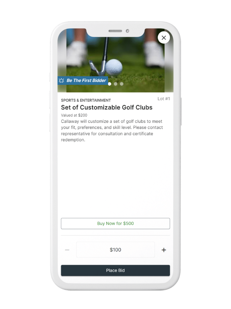 Mobile Bid Nonprofit Auction Software for Fundraising | OneCause