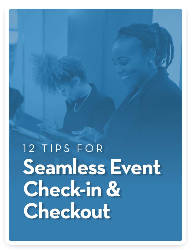 12 Tips for Seamless Event Check-in & Check Out - Infographic DLR
