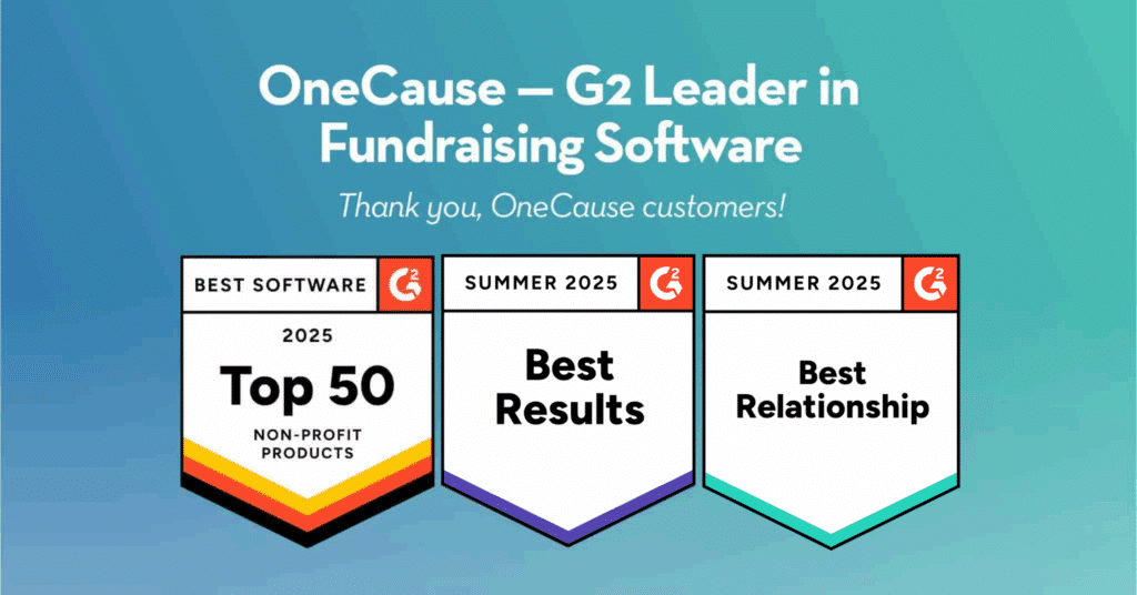 OneCause – G2 Leader in Fundraising Software