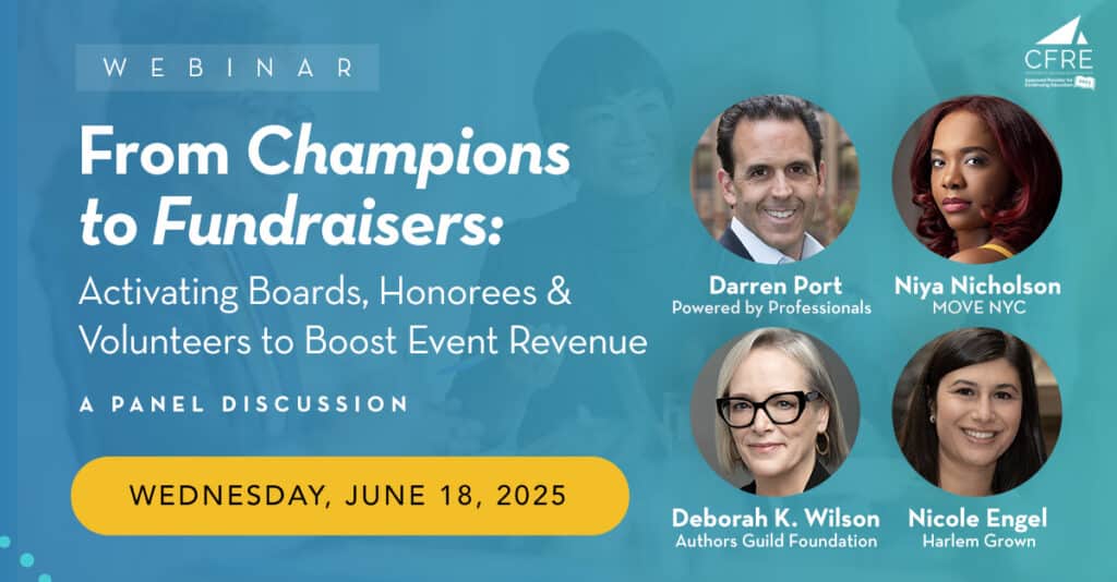 From Champions to Fundraisers