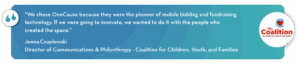 Coalition for Children, Youth & Families quote
