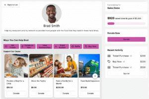 Event Ambassador Fundraising Personal Fundraising Page Preview